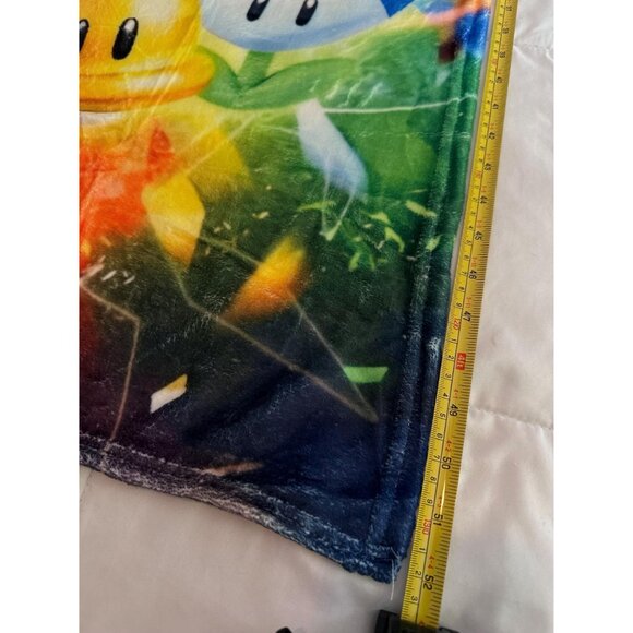 Super Mario Fleece Blanket 40"x50" Small| Mario Bros Bedding - Picture 4 of 8